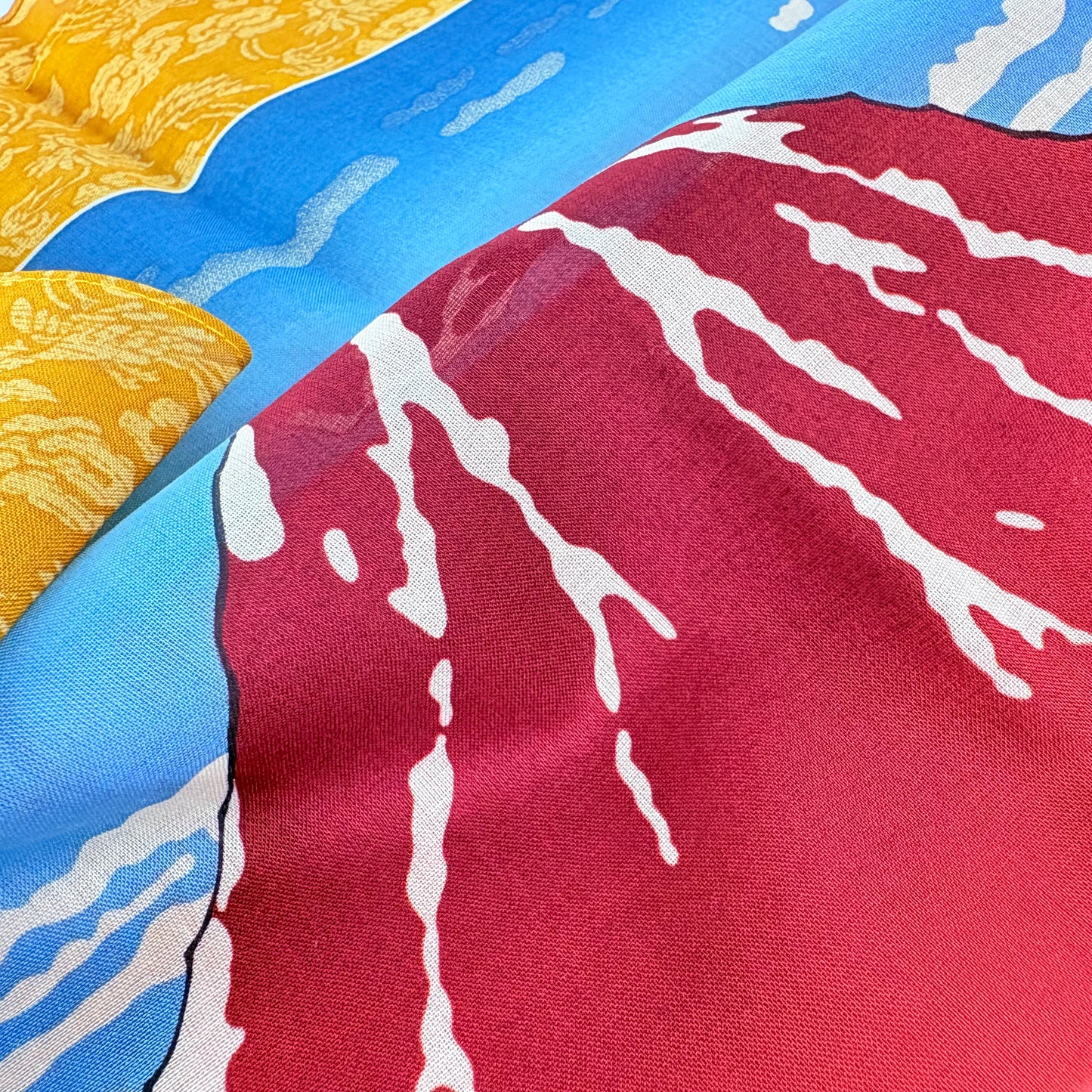 Furoshiki Akafuji zlatohnědé 47,5 × 47,5 cm / velmi jemná bavlna / Made in Japan