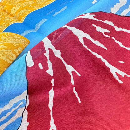 Furoshiki Akafuji zlatohnědé 47,5 × 47,5 cm / velmi jemná bavlna / Made in Japan