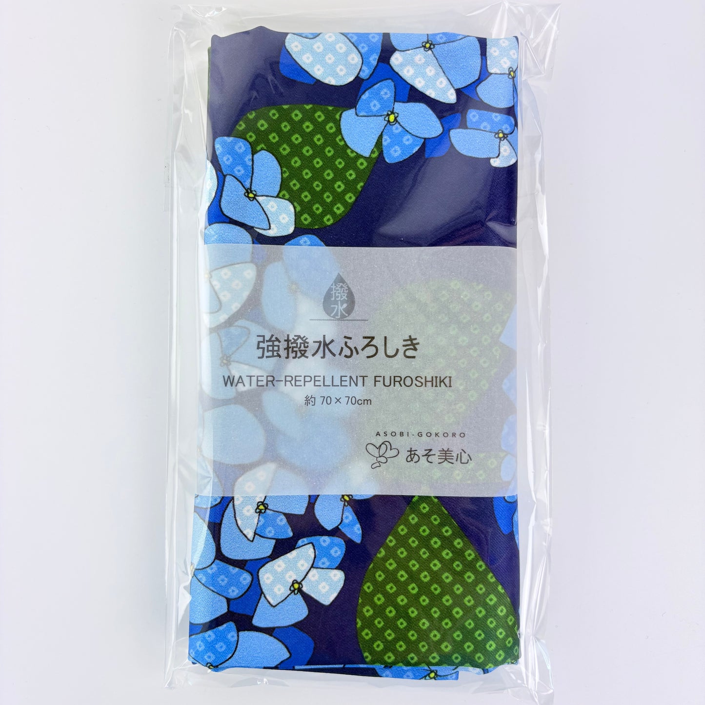 Voděodolné furoshiki Natsu-Shizuku 70 × 70 cm / polyester / Made in Japan – Kyoto