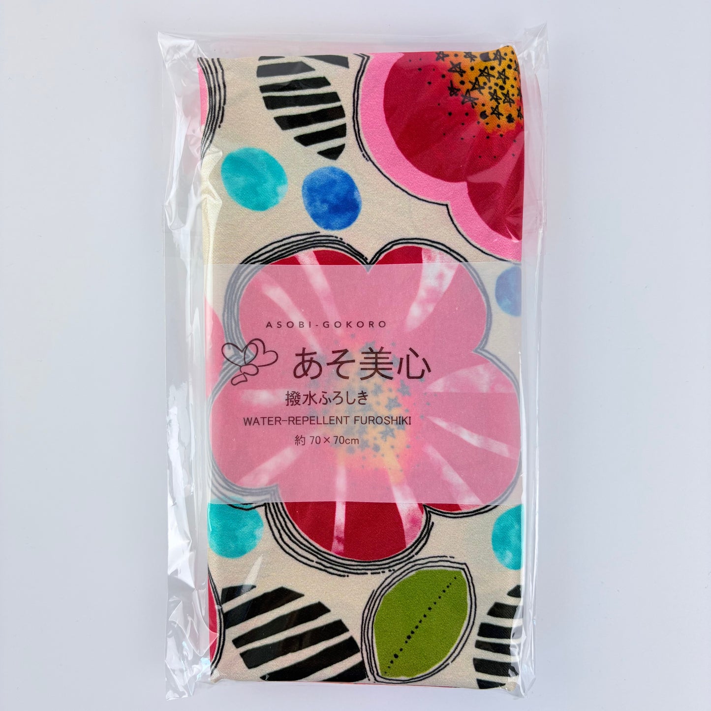 Voděodolné furoshiki Hana 70 × 70 cm / polyester / Made in Japan – Kyoto