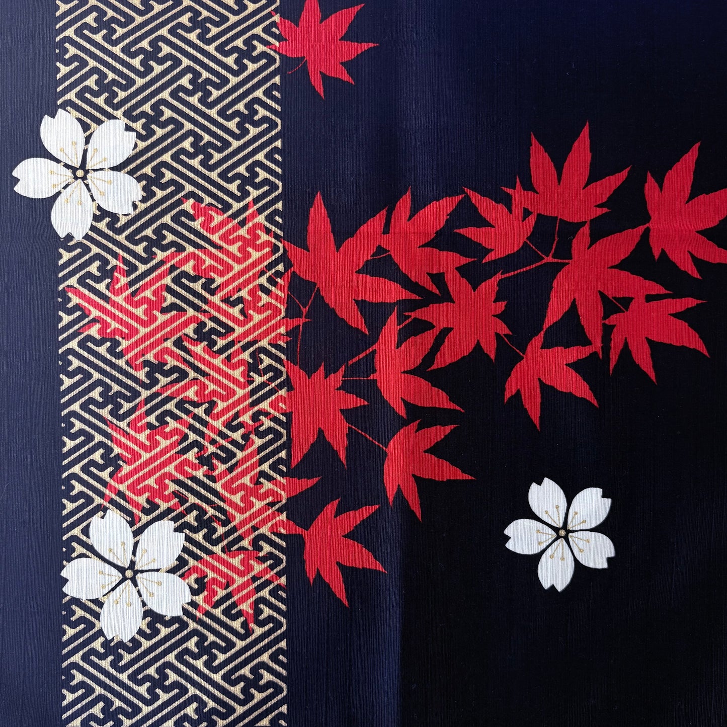 Furoshiki Fuji a čtyři roční období 90 × 90 cm / bavlna / Made in Japan