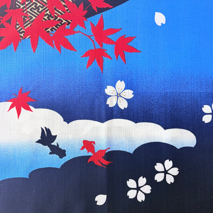 Furoshiki Fuji a čtyři roční období 90 × 90 cm / bavlna / Made in Japan