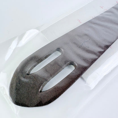 Kožené madlo na furoshiki tašku – hnědé - 23 cm | Made in Japan