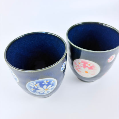 Japonská sada čajových šálků YoToBi – květy Made in Japan