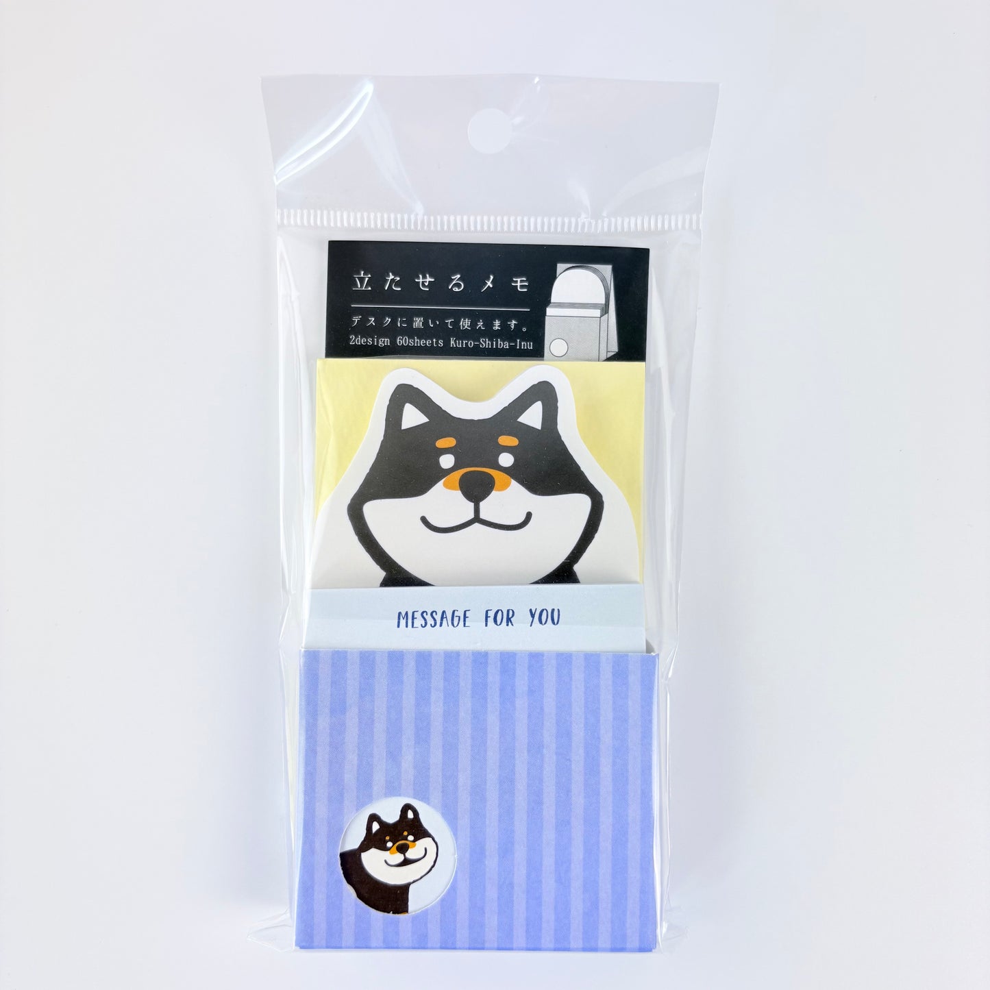 Stojací bloček na vzkazy Shiba Inu – Made in Japan