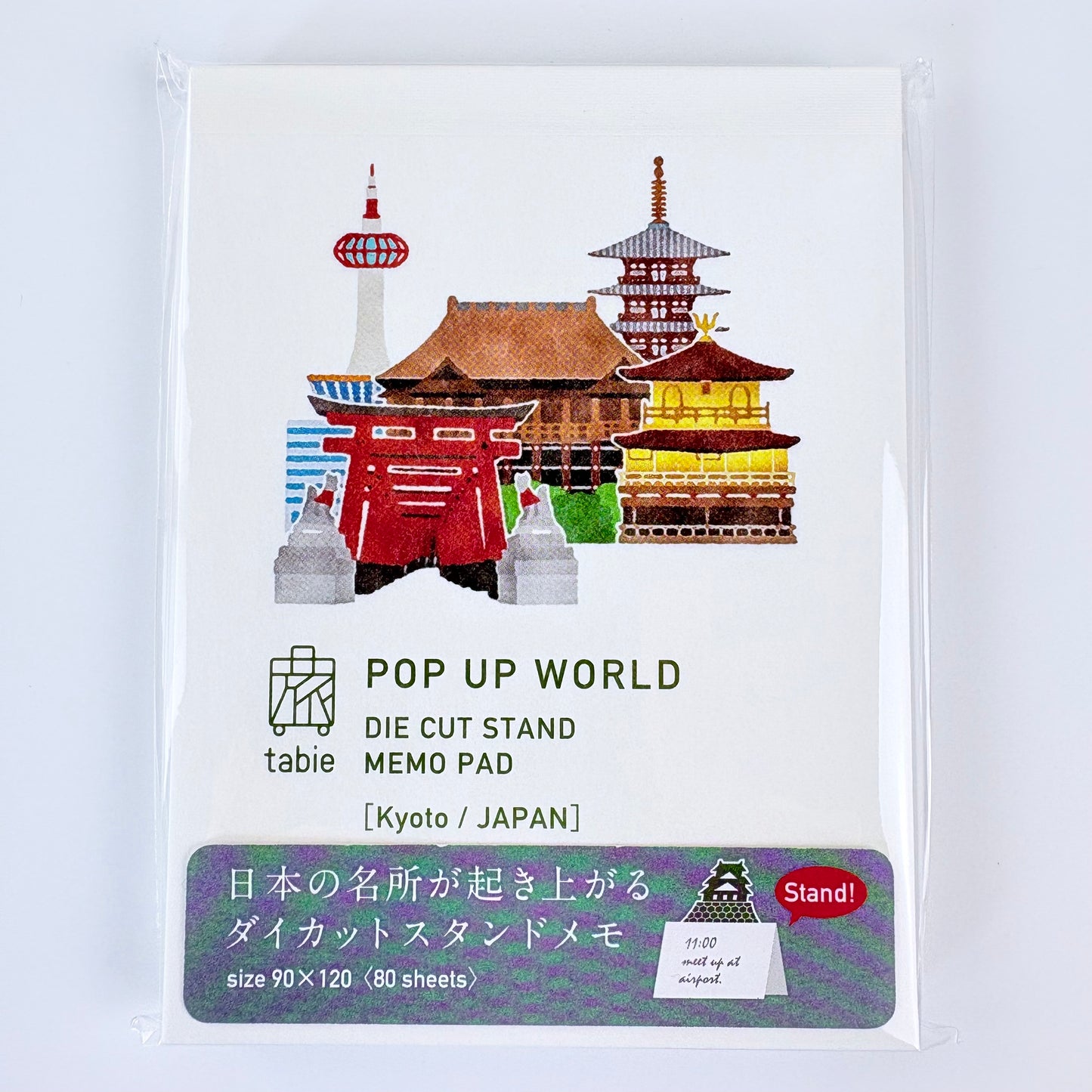 Stojací bloček na vzkazy Kjóto – Made in Japan