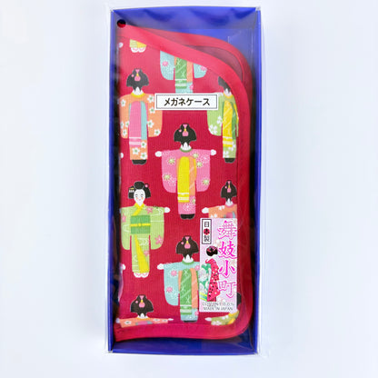 Japonské látkové pouzdro na brýle Maiko – 100% bavlna, Made in Japan