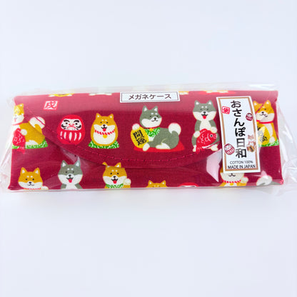 Japonské pevné pouzdro na brýle Shiba Inu – 3 varianty, Made in Japan