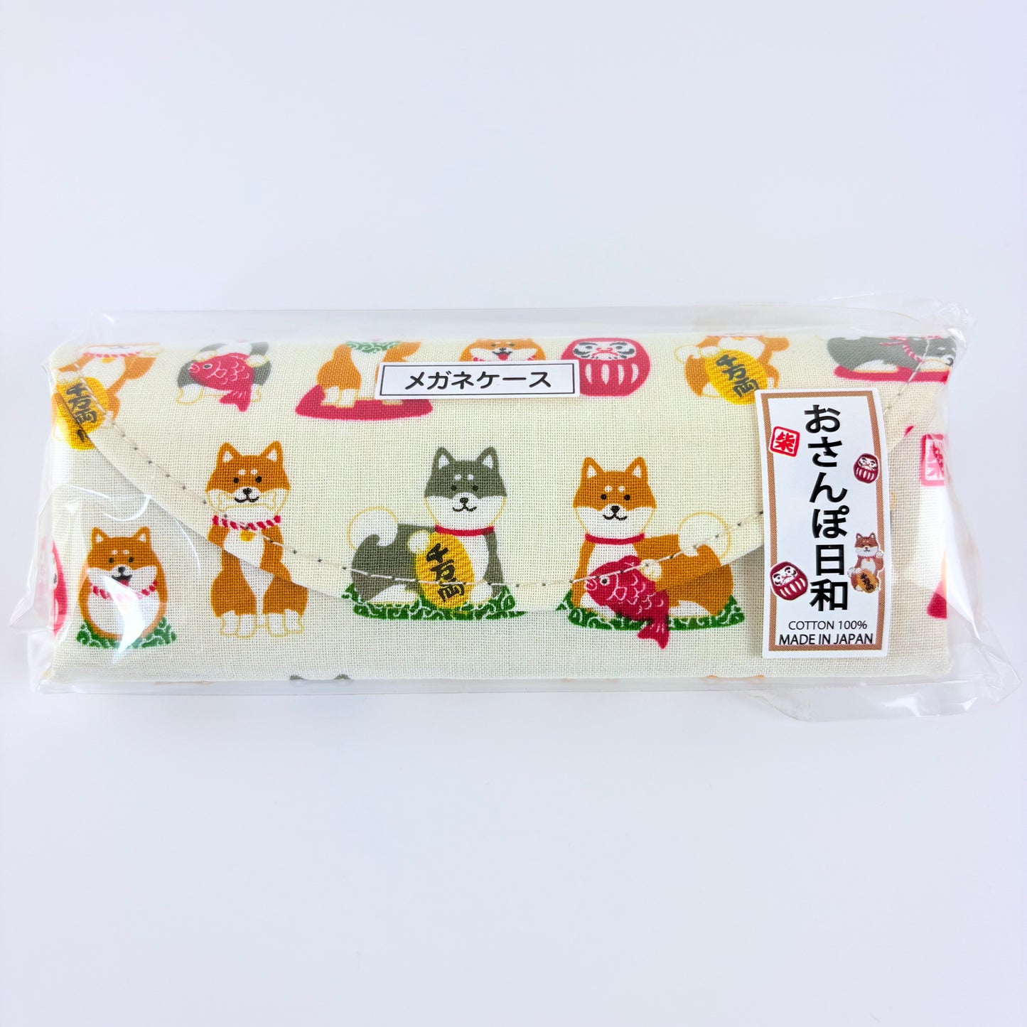 Japonské pevné pouzdro na brýle Shiba Inu – 3 varianty, Made in Japan