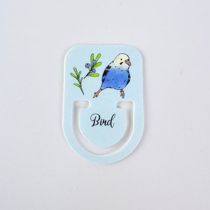 Japonské indexové záložky / ploché klipy Bird – ptáčci, sada 16 ks, Made in Japan