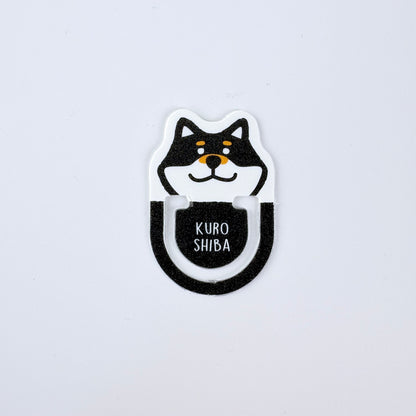 Japonské indexové záložky / ploché klipy Shiba Inu – sada 16 ks, Made in Japan