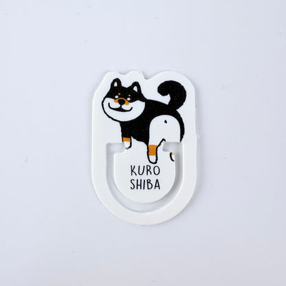 Japonské indexové záložky / ploché klipy Shiba Inu – sada 16 ks, Made in Japan