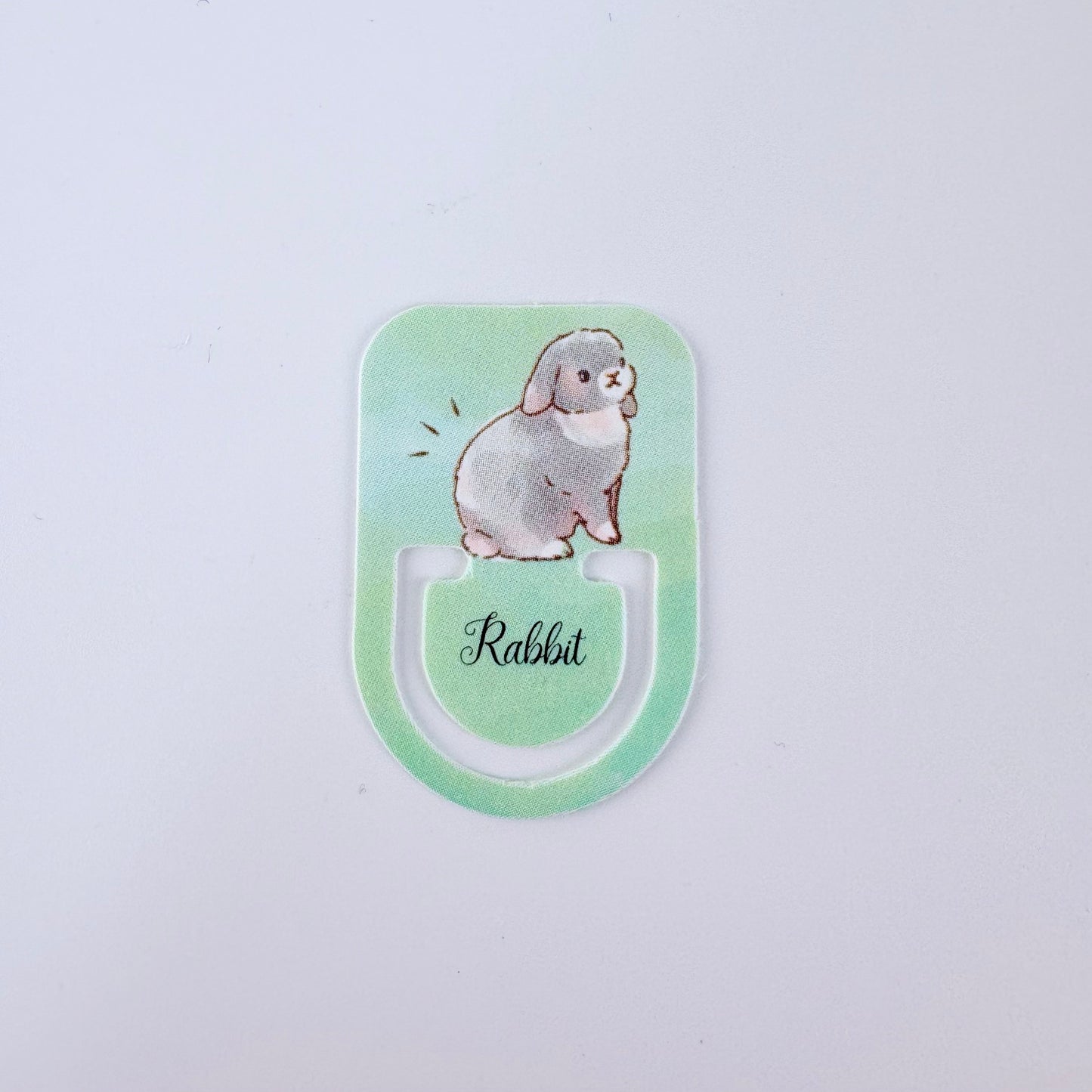 Japonské indexové záložky / ploché klipy Rabbit – králíčci, sada 16 ks, Made in Japan