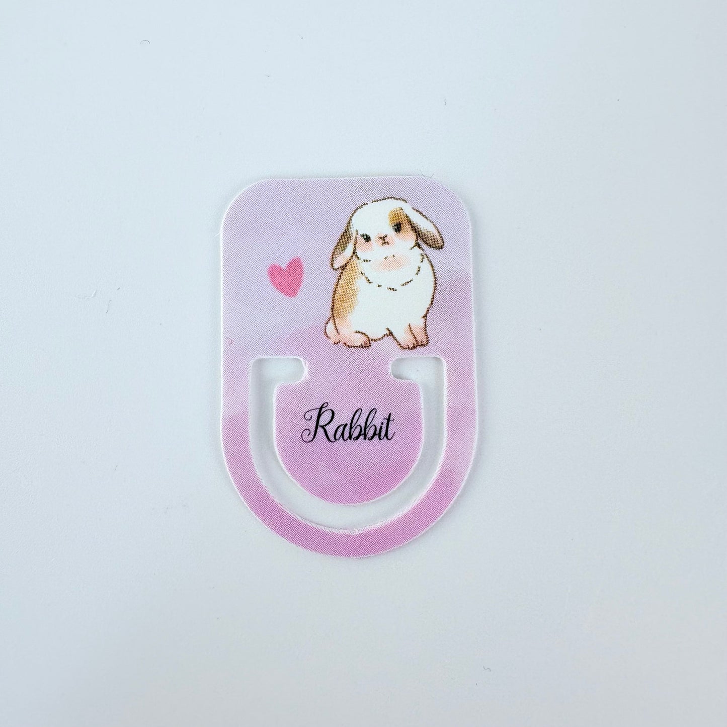 Japonské indexové záložky / ploché klipy Rabbit – králíčci, sada 16 ks, Made in Japan