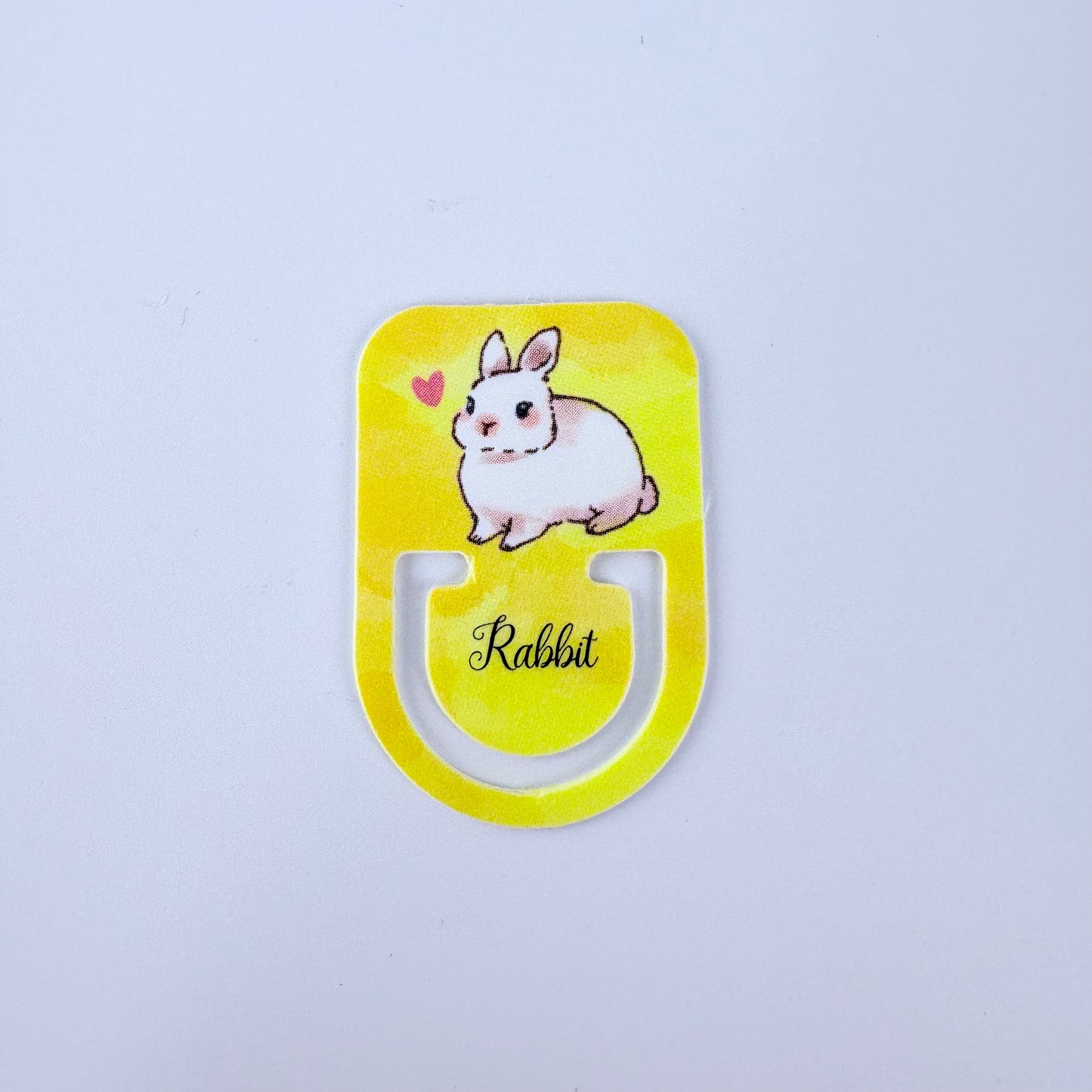 Japonské indexové záložky / ploché klipy Rabbit – králíčci, sada 16 ks, Made in Japan