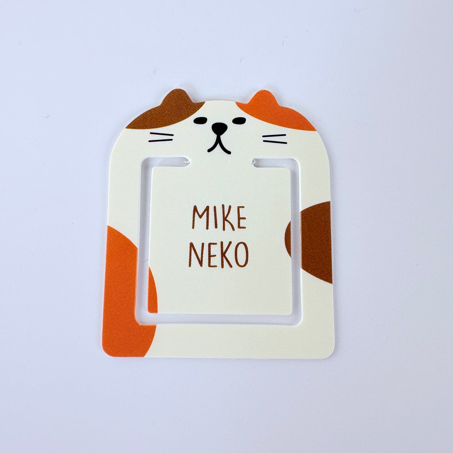 Japonské záložky / ploché klipy Neko – kočky, sada 8 ks, Made in Japan