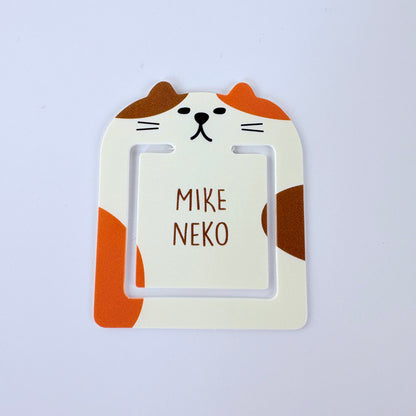 Japonské záložky / ploché klipy Neko – kočky, sada 8 ks, Made in Japan