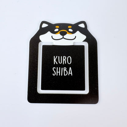 Japonské záložky / ploché klipy Shiba Inu – sada 8 ks, Made in Japan