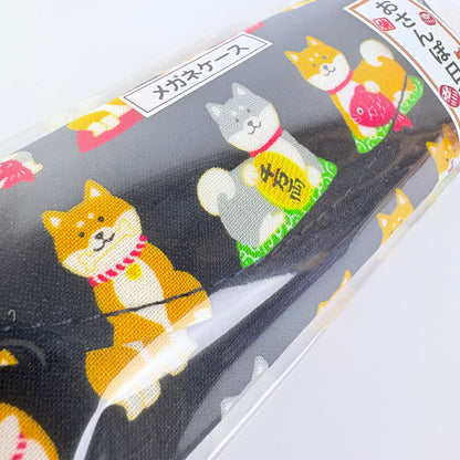 Japonské pevné pouzdro na brýle Shiba Inu – 3 varianty, Made in Japan