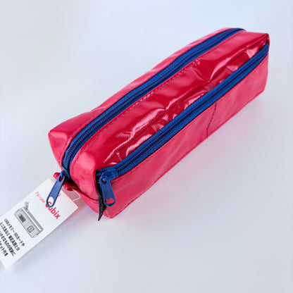 Penál CUBIX / M-PLAN Pocket Square Mini – červené lesklé pouzdro, japonský design