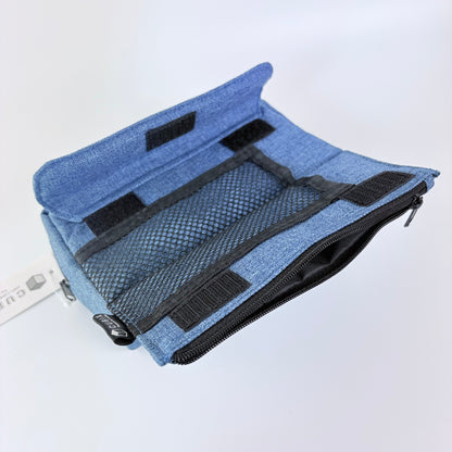 Penál CUBIX / M-PLAN Square Elegant – denimové pouzdro, japonský design