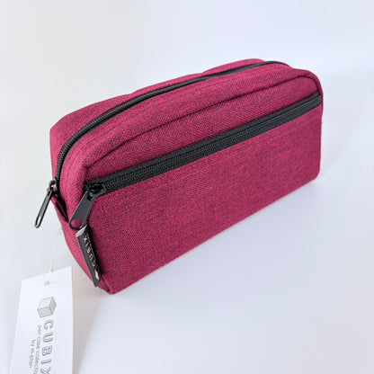 Penál CUBIX / M-PLAN Box Elegant – vínové pouzdro, japonský design
