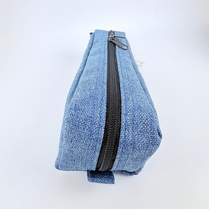 Penál CUBIX / M-PLAN Easy Open Mini – denimové pouzdro, japonský design