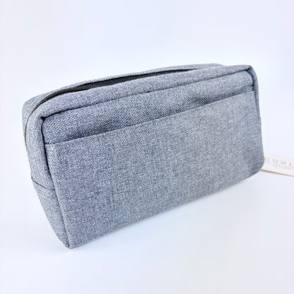 Penál CUBIX / M-PLAN Square Elegant – tmavě denimové pouzdro, japonský design