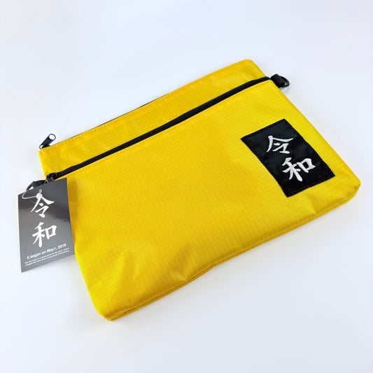Taška / ploché pouzdro Reiwa – žlutá, japonský design