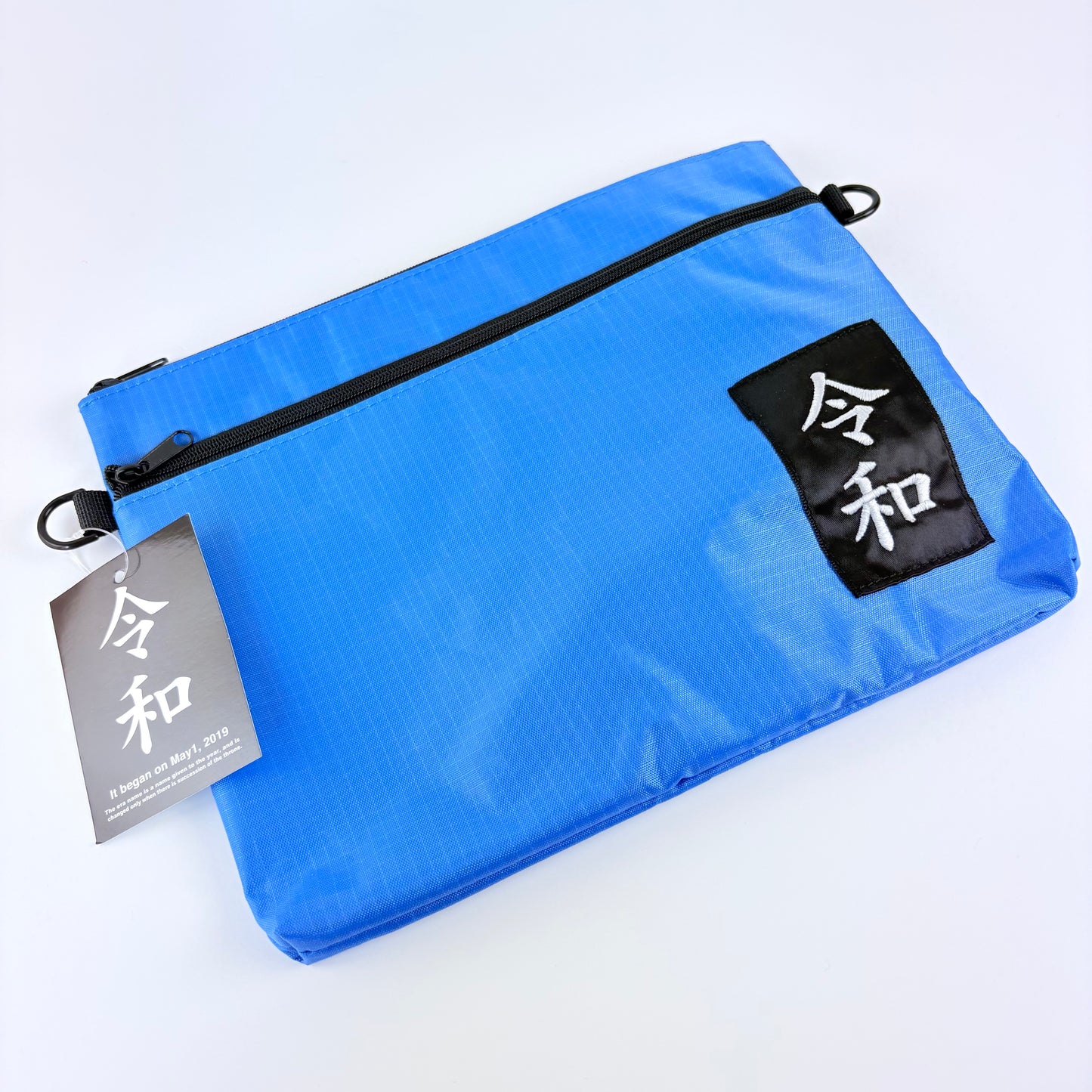 Taška / ploché pouzdro Reiwa – světle modrá, japonský design