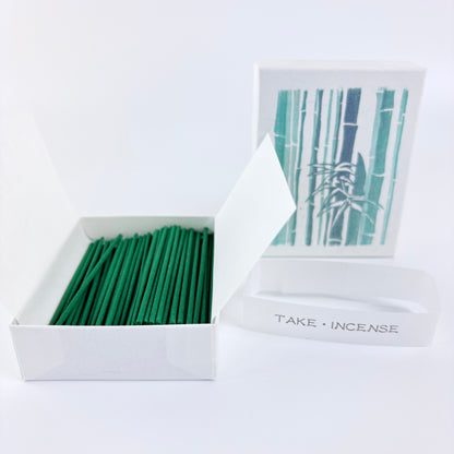 Japonské vonné tyčinky KOUSAIDO Take – bambus, 20 g / Made in Japan