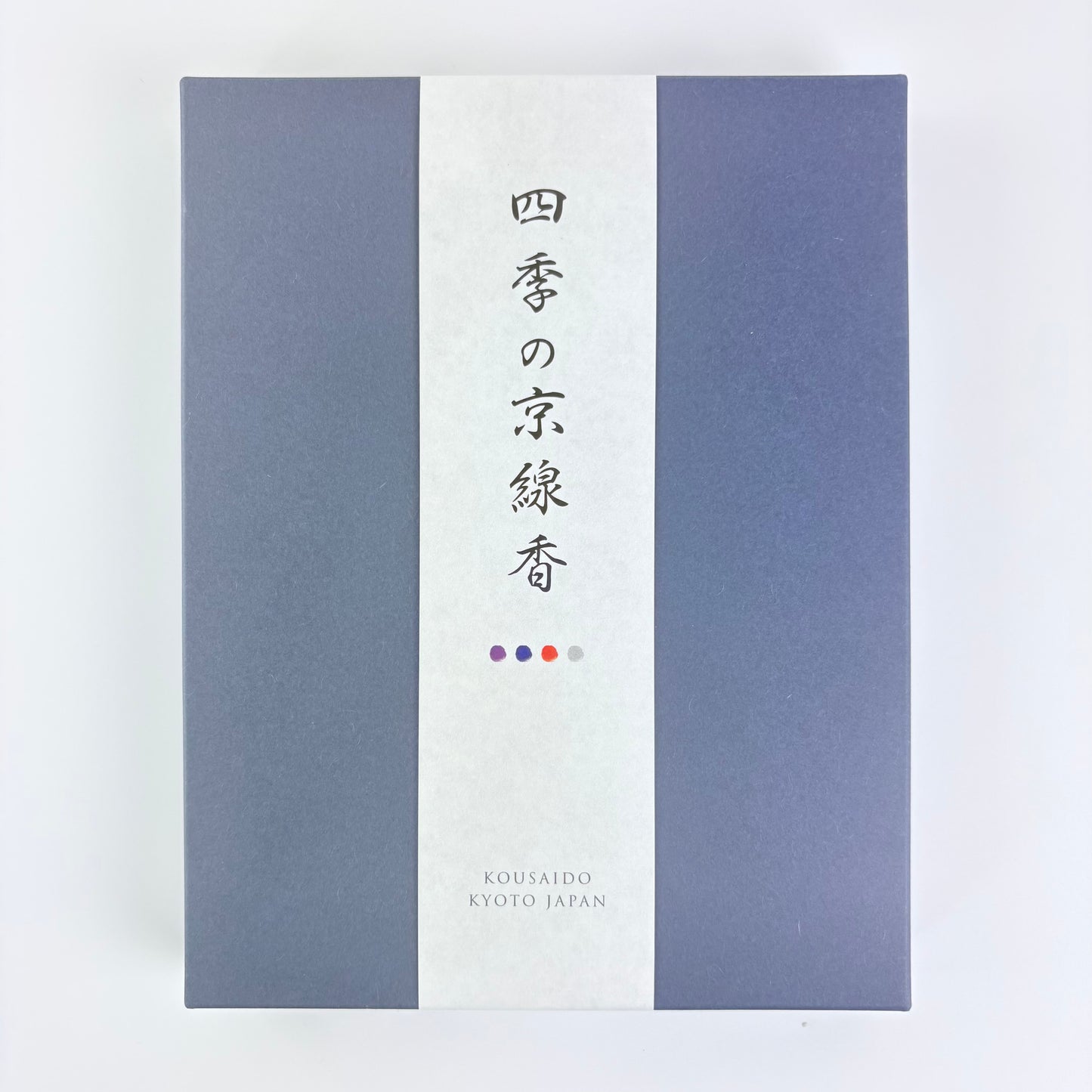 Luxusní sada japonských vonných tyčinek KOUSAIDO Shiki no Osenkō – 4 vůně / Made in Japan