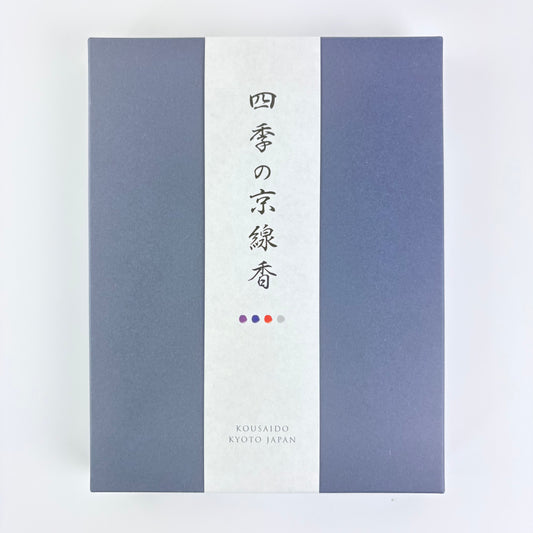 Luxusní sada japonských vonných tyčinek KOUSAIDO Shiki no Osenkō – 4 vůně / Made in Japan