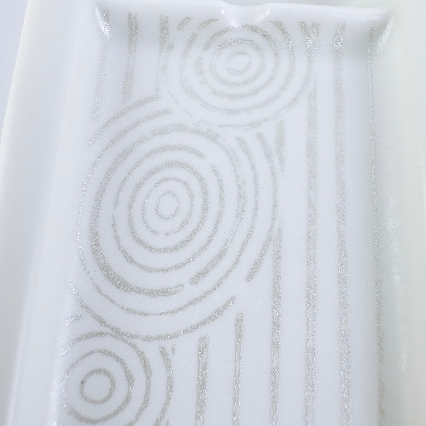 Japanischer Räucherstäbchenhalter aus Porzellan – Steingarten / Made in Japan