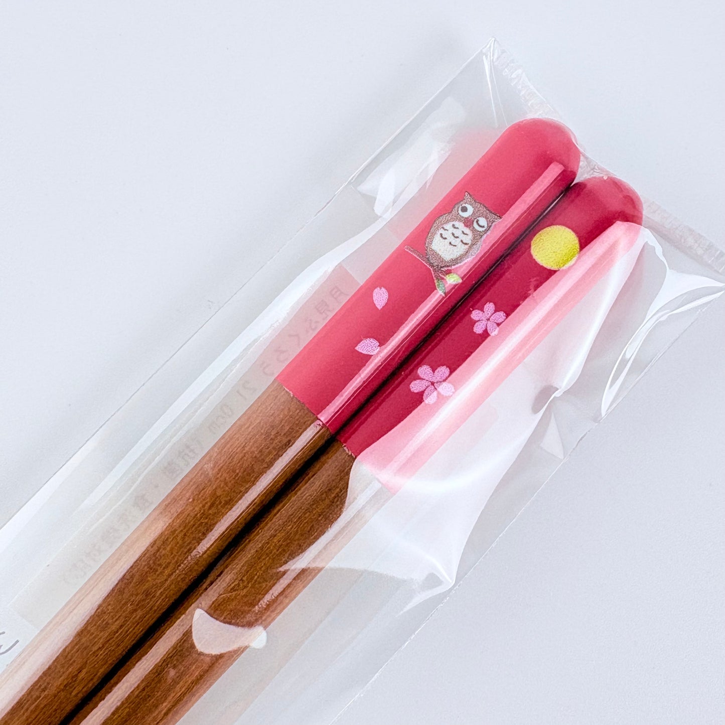 Japonská dárková sada misek na rýži a hůlek Fukurō – sovy, 4 díly, Made in Japan