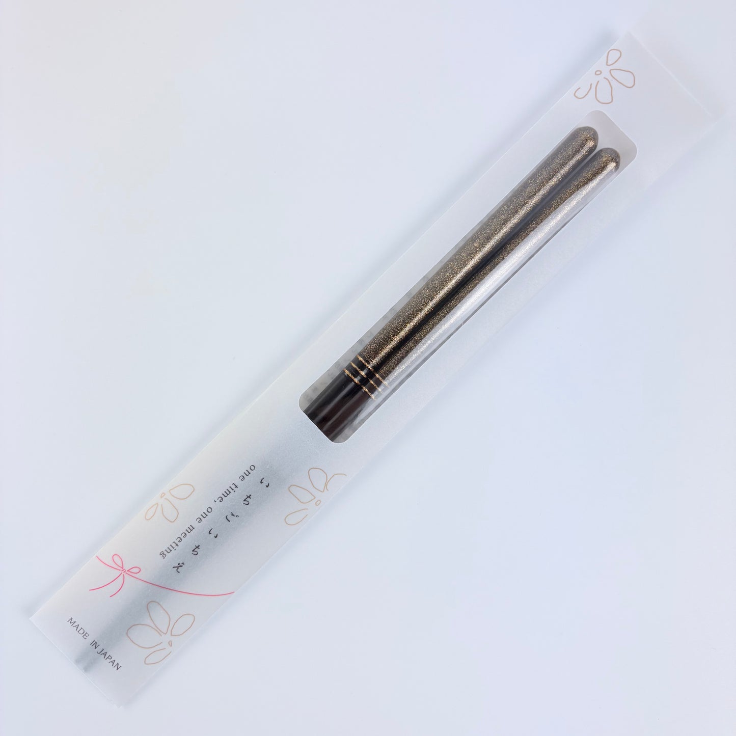 Japonské lakované hůlky Ichigo Ichie Kouin – 23 cm, antibakteriální, vhodné do myčky, Made in Japan