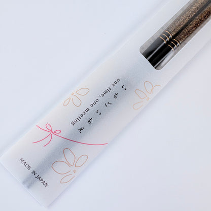 Japonské lakované hůlky Ichigo Ichie Kouin – 23 cm, antibakteriální, vhodné do myčky, Made in Japan
