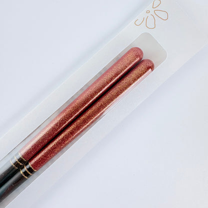 Japonské lakované hůlky Ichigo Ichie Kouin – 21 cm, antibakteriální, vhodné do myčky, Made in Japan