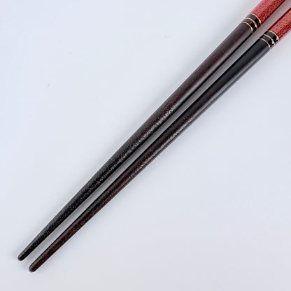 Japonské lakované hůlky Ichigo Ichie Kouin – 21 cm, antibakteriální, vhodné do myčky, Made in Japan