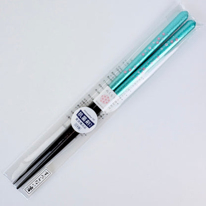 Japonské hůlky Sakura Dayori – modré, 23 cm, vhodné do myčky, Made in Japan