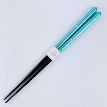 Japonské hůlky Sakura Dayori – modré, 23 cm, vhodné do myčky, Made in Japan