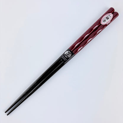 Japonské lakované hůlky Wakasa Nami-Kamakura – 23 cm, vhodné do myčky, Made in Japan