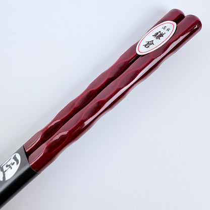 Japonské lakované hůlky Wakasa Nami-Kamakura – 23 cm, vhodné do myčky, Made in Japan
