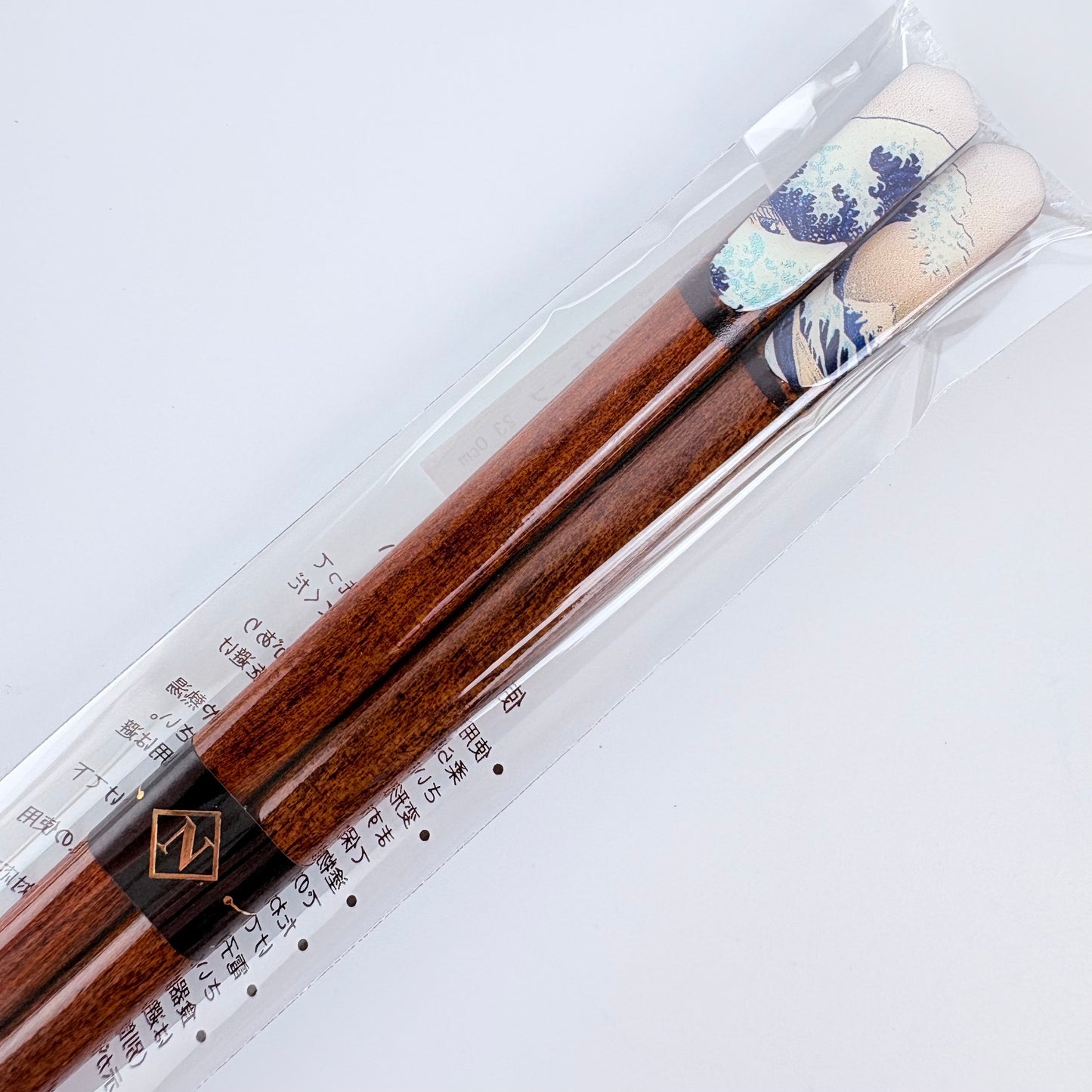 Japonské dřevěné hůlky JAPONESQUE Big Wave – 23 cm, Made in Japan