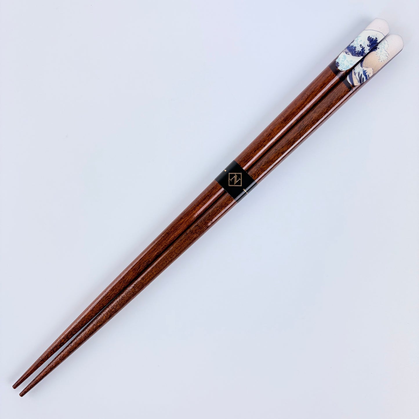 Japonské dřevěné hůlky JAPONESQUE Big Wave – 23 cm, Made in Japan