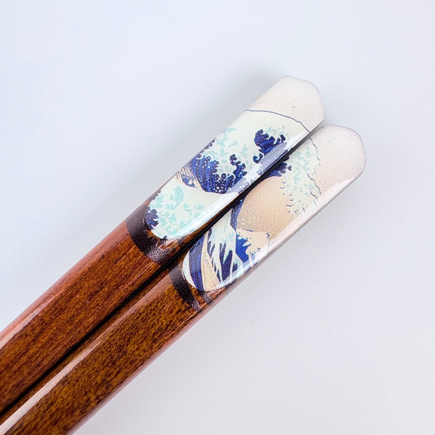 Japonské dřevěné hůlky JAPONESQUE Big Wave – 23 cm, Made in Japan