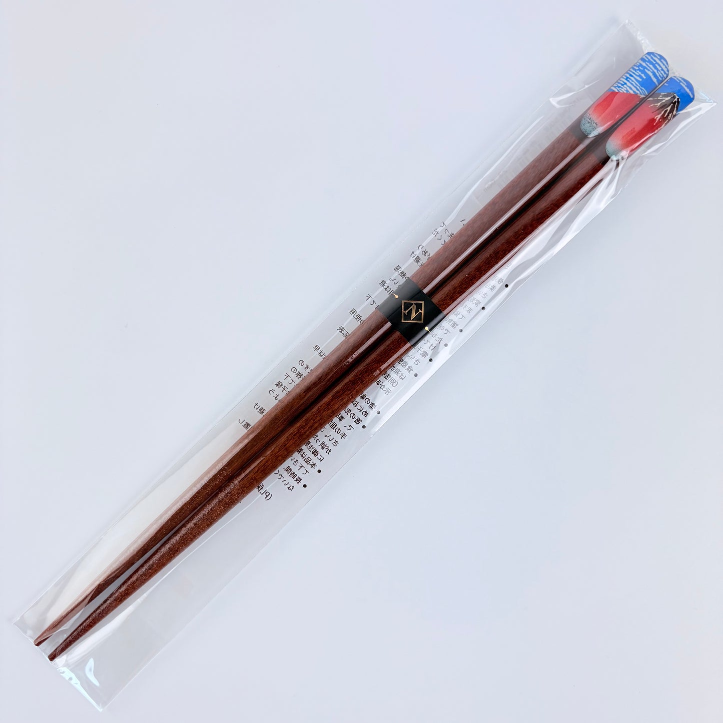 Japonské dřevěné hůlky JAPONESQUE Aka Fuji – 23 cm, Made in Japan