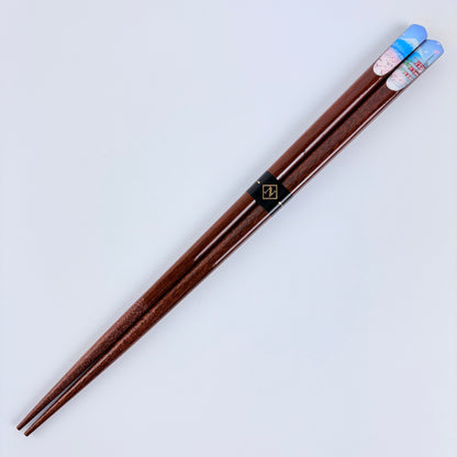 Japonské dřevěné hůlky JAPONESQUE Fuji Sakura – 23 cm, Made in Japan