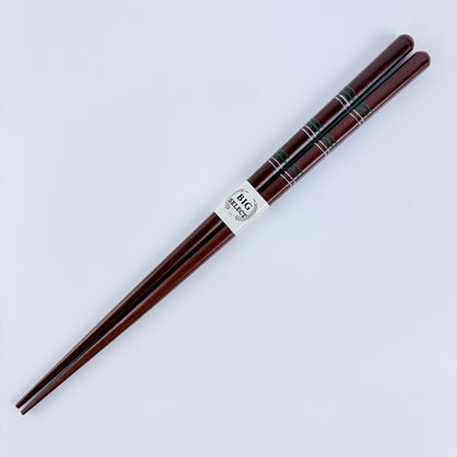 Japonské dřevěné hůlky Big Select LL – 24 cm, vhodné do myčky, Made in Japan