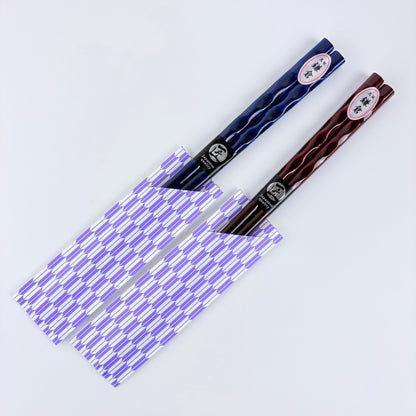 Japonské hůlky Kamakura s origami obalem – 22,5 cm, do myčky, Made in Japan